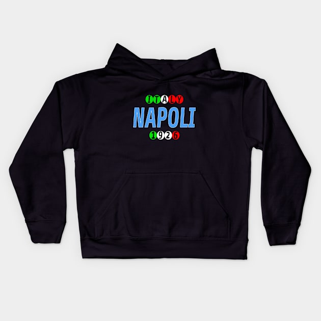 Napoli 1926 Classic Kids Hoodie by Medo Creations